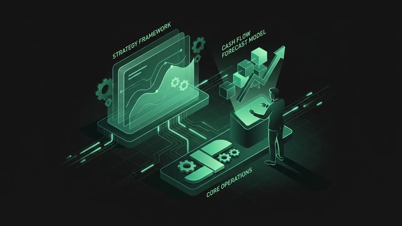 Strategy Framework: The Cash Flow Forecast Model — Accounting 101: Mastering Burn Rate and Runway