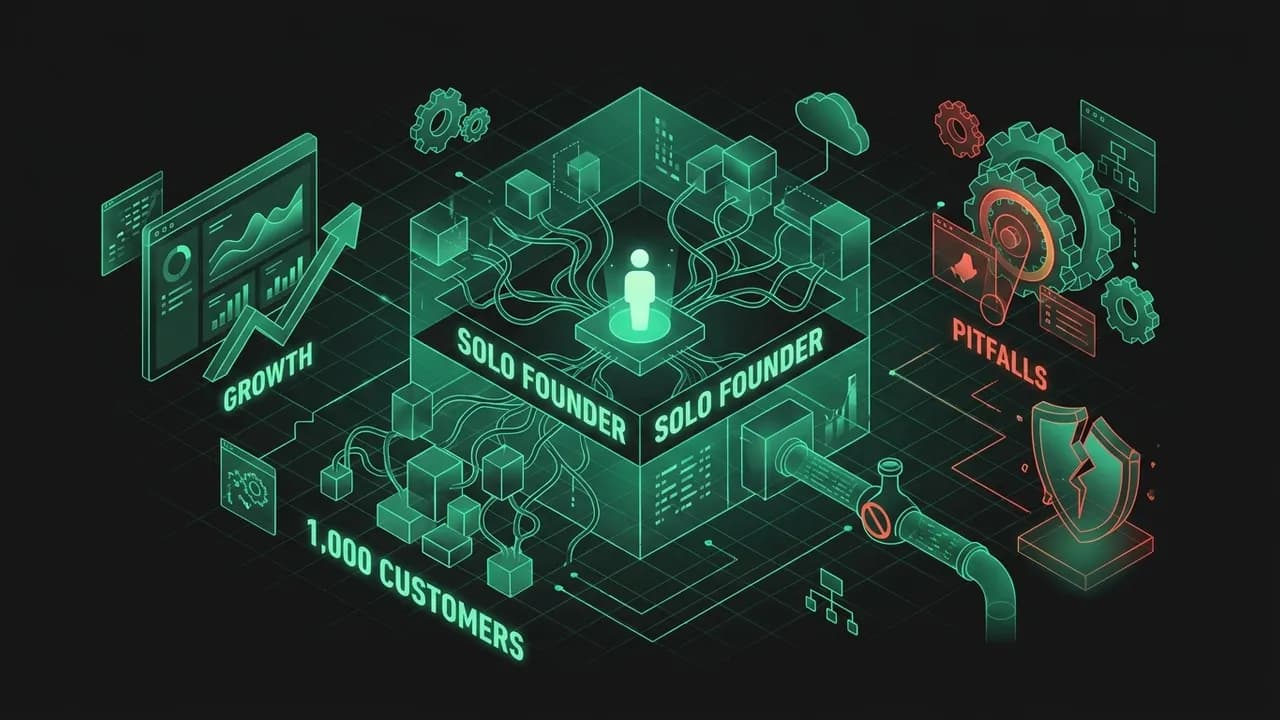 Case Study and Pitfalls: The Solo-Founder with 1,000 Customers — Automate or Die: Scaling Your Startup with the Robot Mindset