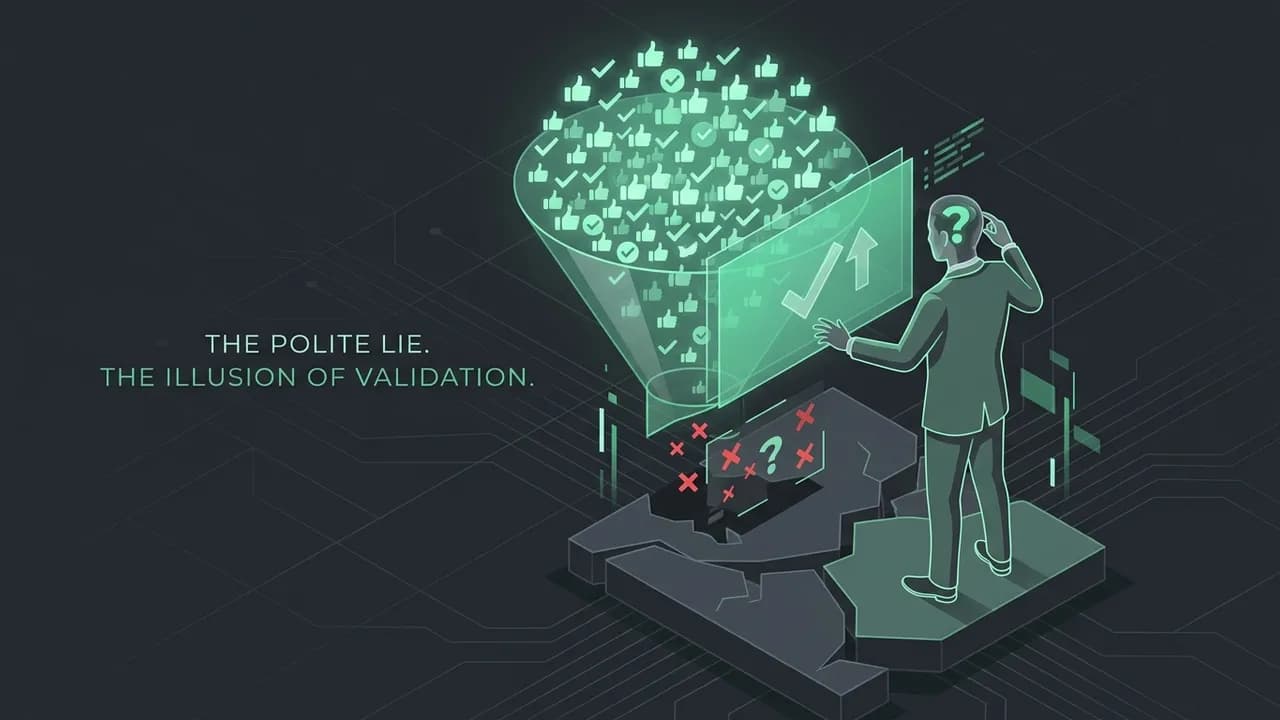 The Problem: The 'Polite Lie', Massive False Positives, and the Illusion of Validation — Customer Interviews: 5 Questions That Reveal Hidden Pain Points