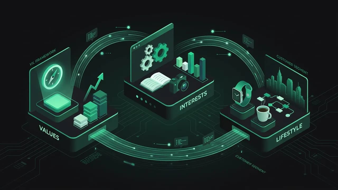 Key Concepts: Values, Interests, and Lifestyle (VIL Framework) — Segmentation 101: Demographic vs. Psychographic Targeting