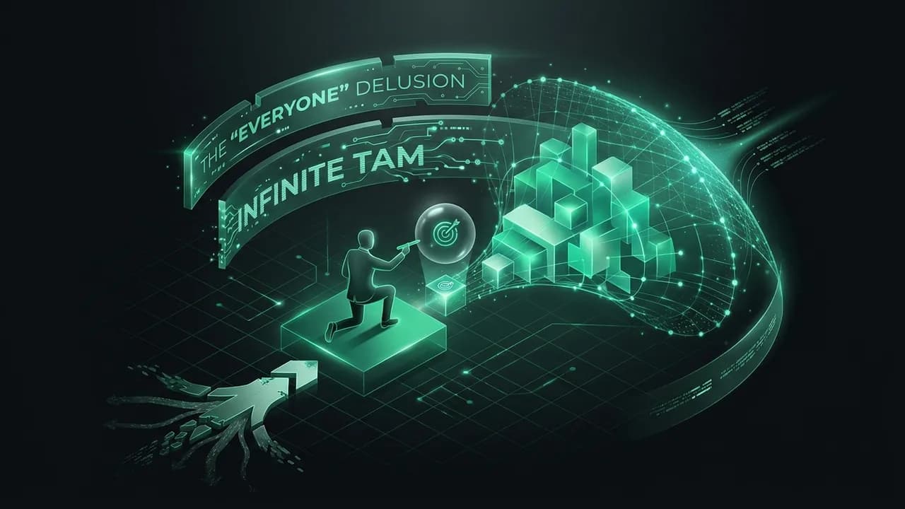 The Problem - The 'Everyone' Delusion and the Infinite TAM — Stop Selling to Everyone: How to Find Your First 100 True Fans