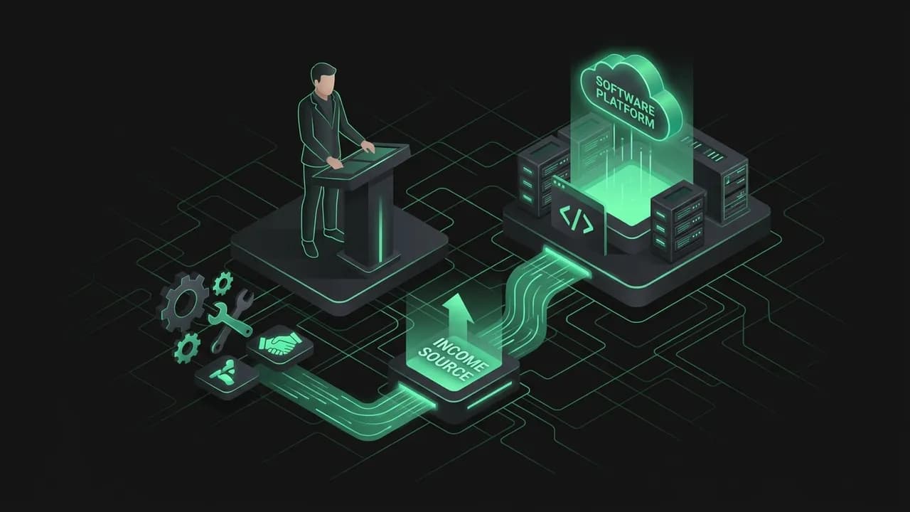 Why Service Businesses Often Become the Best Starting Point for Software — Consulting to Software: The Service-First Bridge