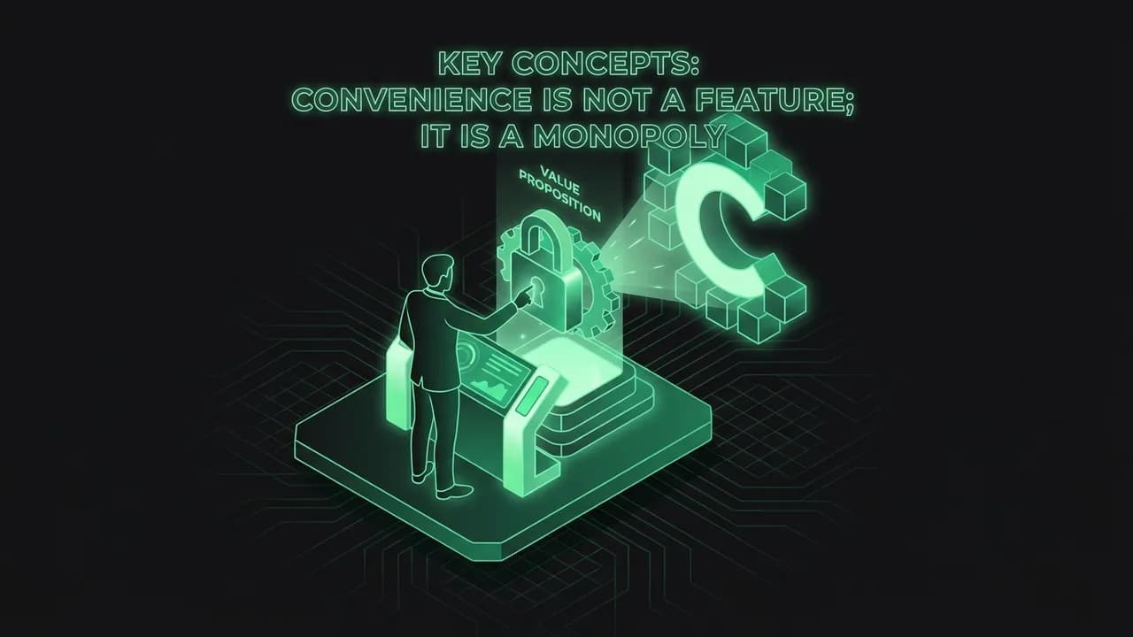 Key Concepts: Convenience is Not a Feature; It is a Monopoly — Convenience as a Moat: The Uber/DoorDash Strategy