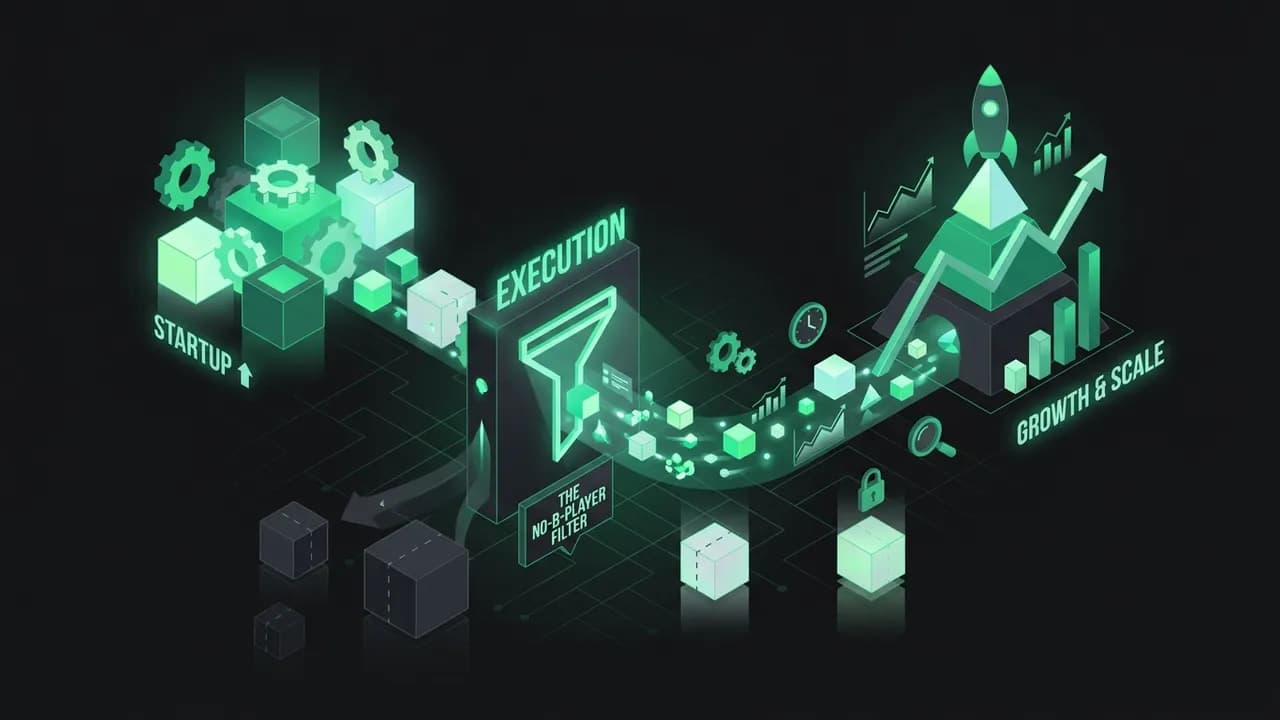 Execution: The 'No-B-Player' Filter — Hiring Your First 10 Employees: The A-Player Archetype Matrix