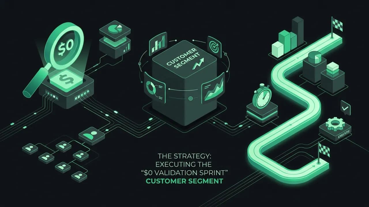 The Strategy: Executing The '$0 Validation Sprint' — How to Validate a Customer Segment for $0