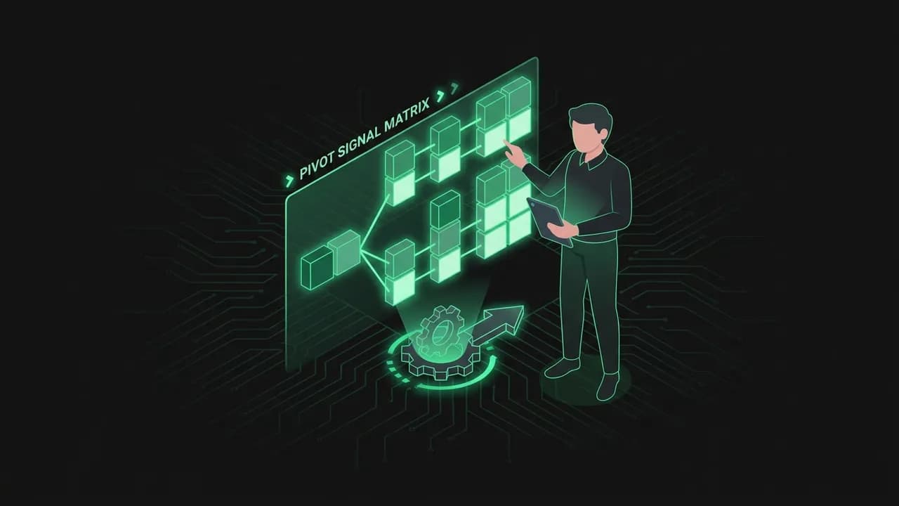Strategy Framework: The Pivot Signal Matrix — Pivot or Persevere: The Art of the Post-Mortem