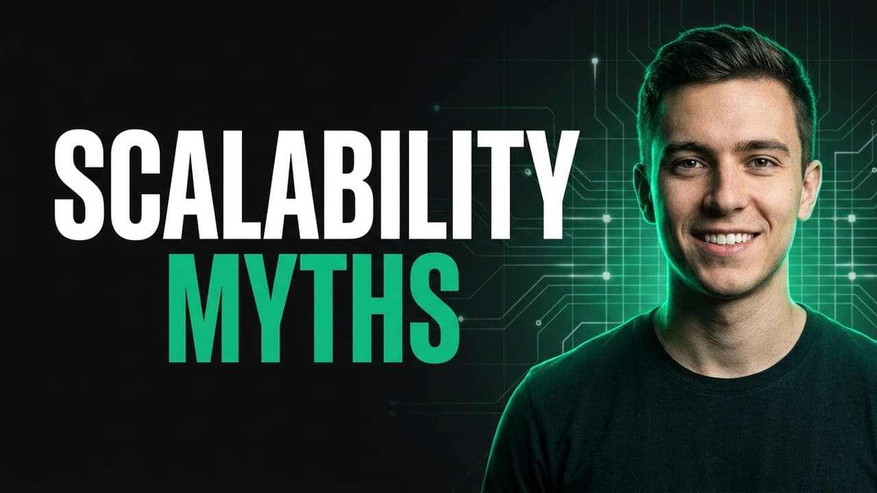 Scalability Myths: Don't Optimize for 1M Users Yet