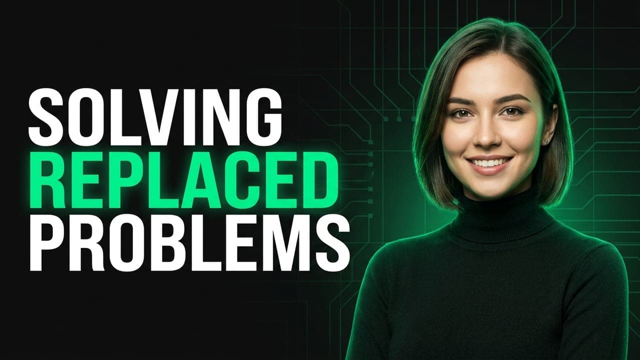 Solving Replaced Problems: Why You Don't Need to Be First