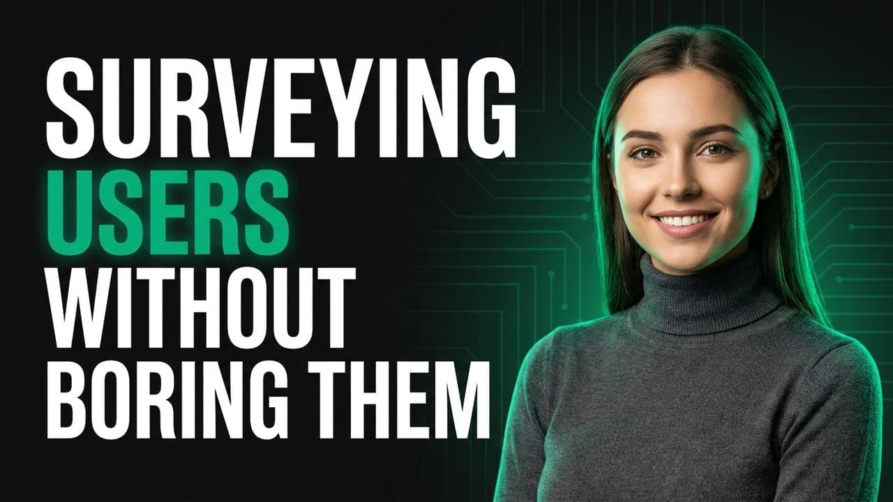 Surveying Users Without Boring Them