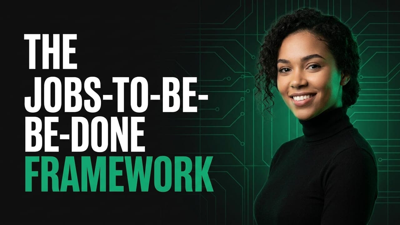 The Jobs-To-Be-Done (JTBD) Framework Explained Simply