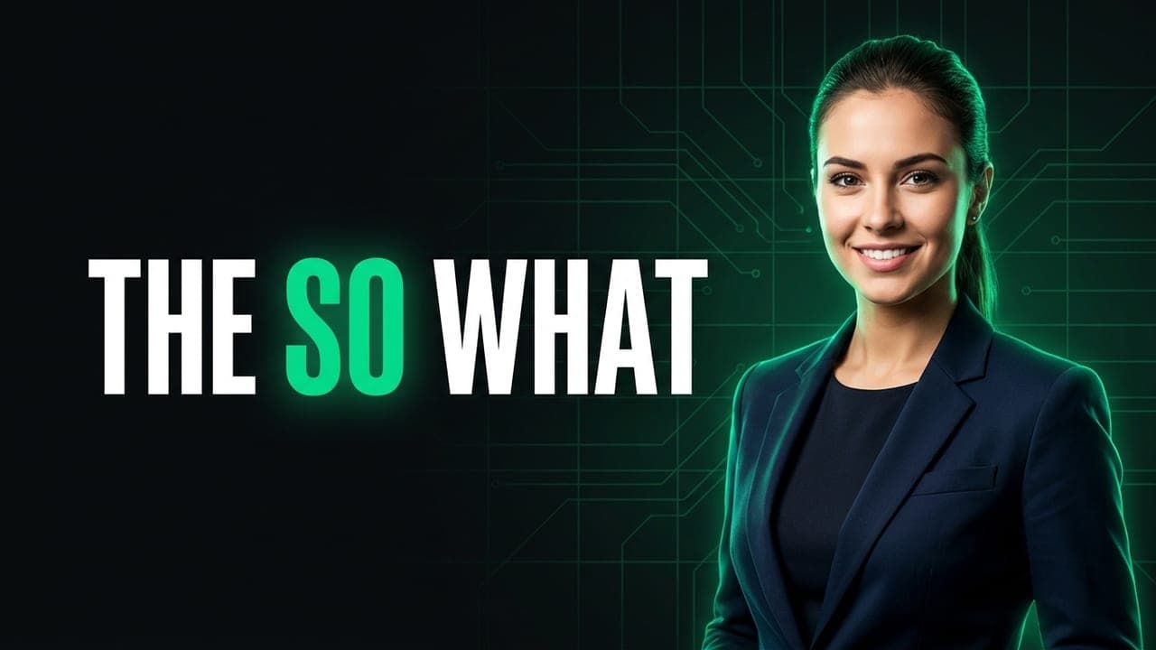 The 'So What?' Test: Refining Your Elevator Pitch